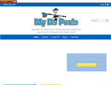Tablet Screenshot of mydspools.com